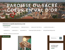 Tablet Screenshot of paroisse-paray.fr